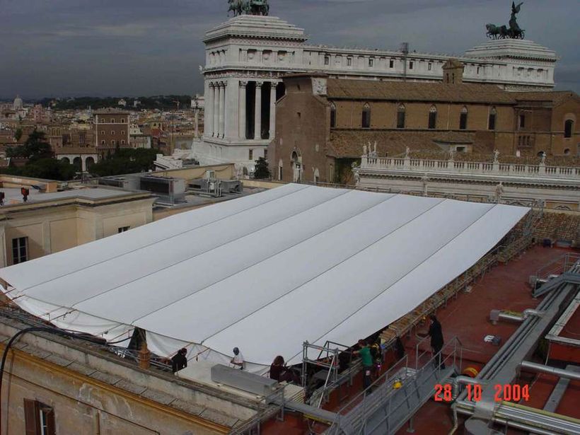 Copertura cortile interno dei Musei Capitolini / work in progress